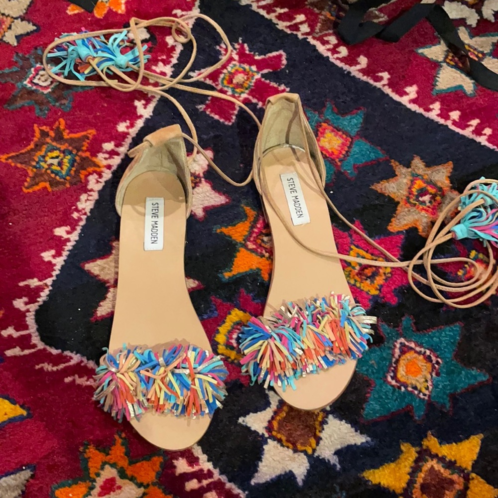 Steve Madden lace up Sandals